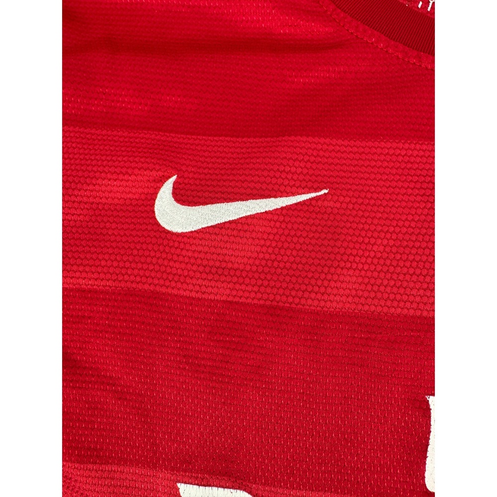 Nike Paris Saint Germain Fly Emirates Soccer Jersey Mens Medium Red Dri-FIT - Picture 3 of 16